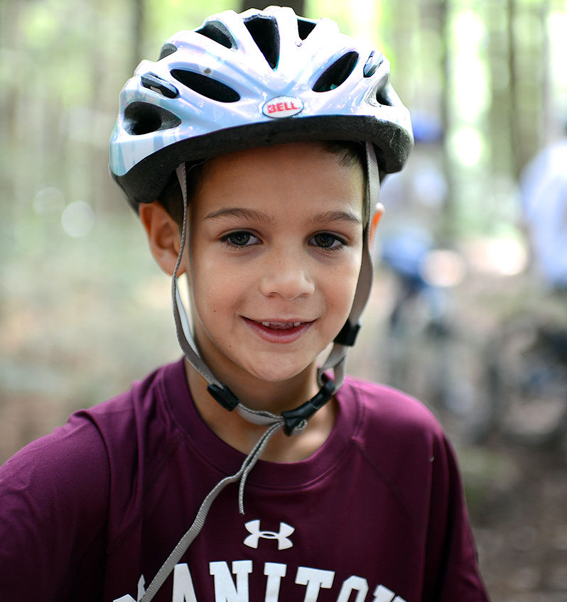 Come try mountain biking at Camp Manitou in Central Maine