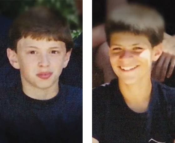 Jon Deren and Dave Schiff as campers at Camp Manitou