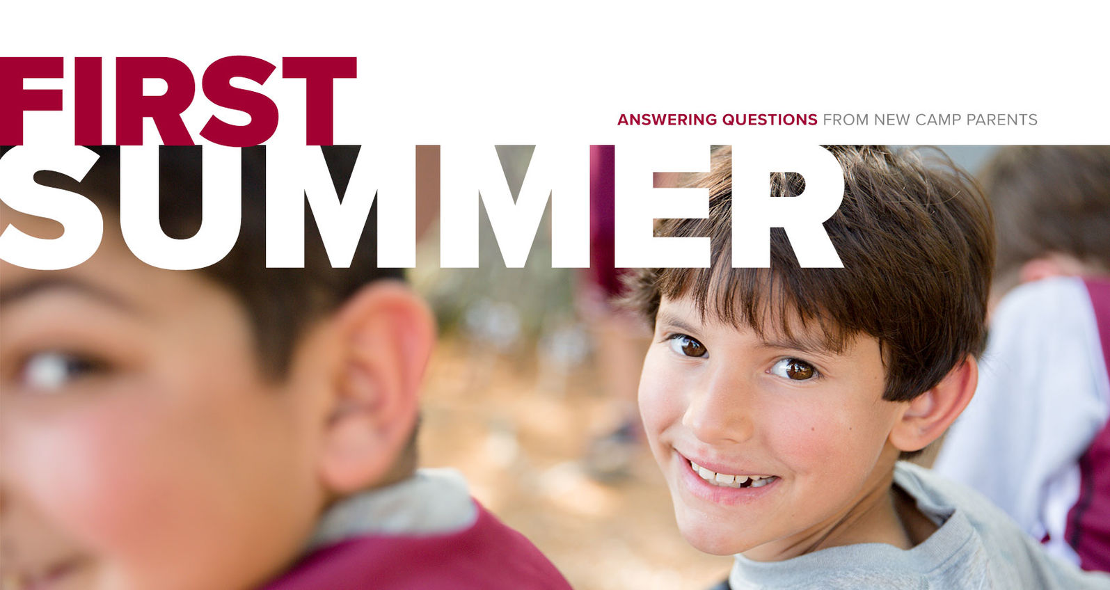 Answering questions from new camp parents and first time campers.